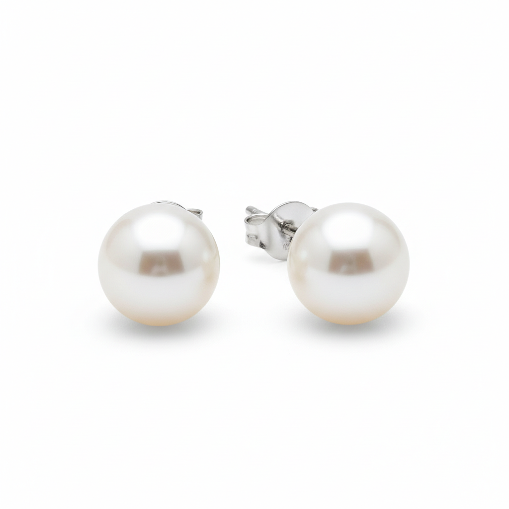Pear studs earrings