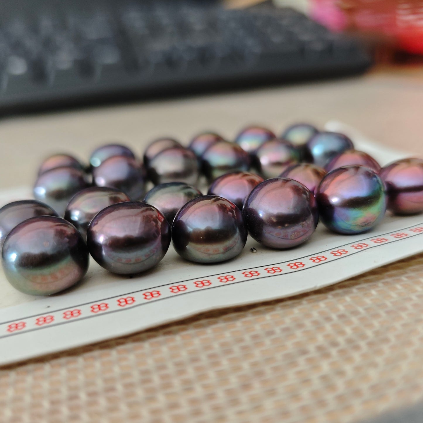 wow lots 12 pairs half drilled 12.5-13mm button half round black pearl for earring or pendant
