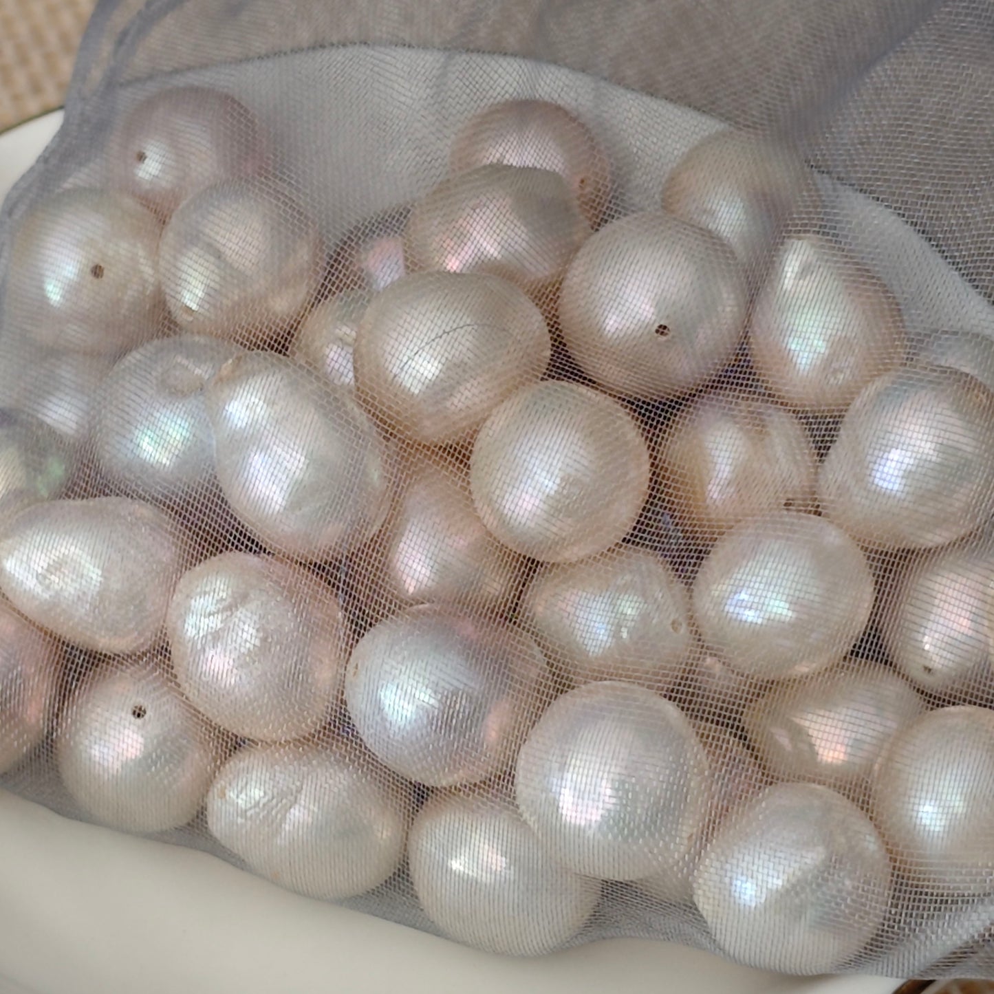Clearance Sale 50 pcs 12-14mm full hole natural kasumi freshwater loose pearls free shipping