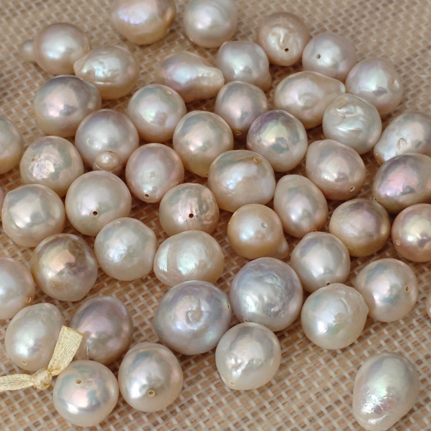 Clearance Sale 50 pcs 12-14mm full hole natural kasumi freshwater loose pearls free shipping