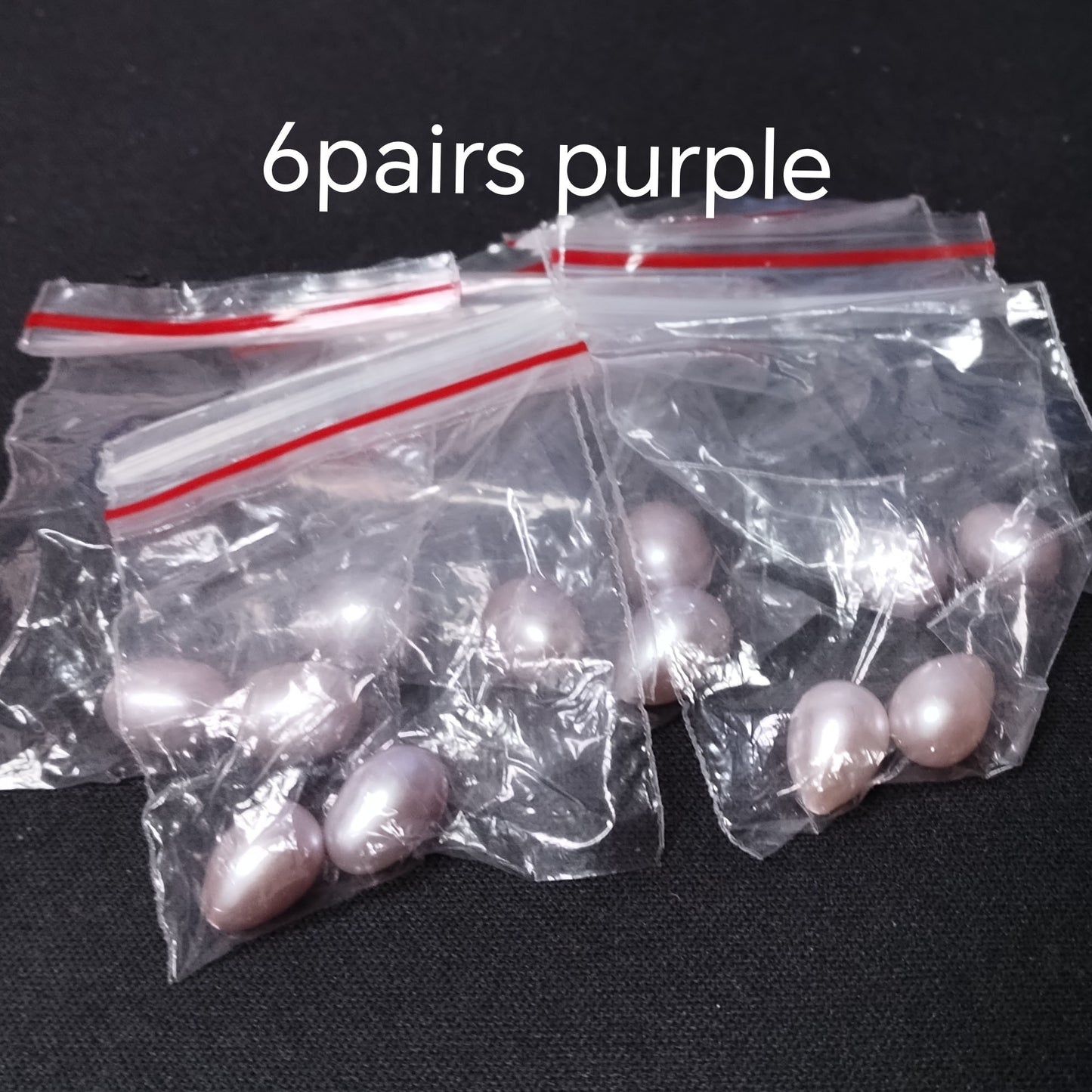 AAA 69 Pairs drop freshwater pearl half drilled for earring pendant