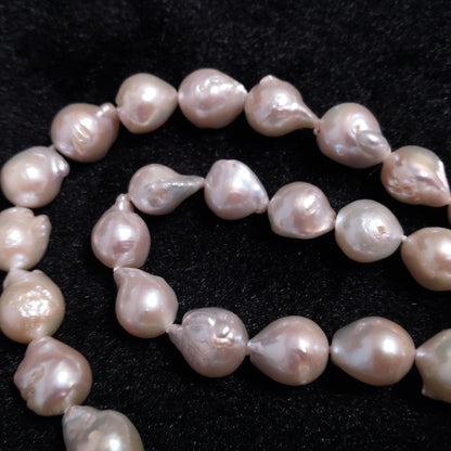 Gorgeous baroque natural pearl choker necklace 11-12mm reborn pearls free shipping