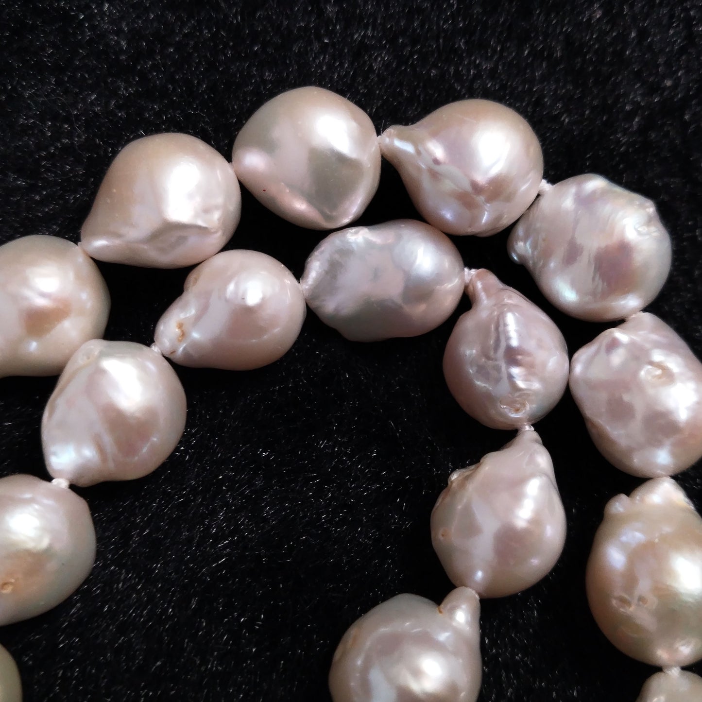 Gorgeous baroque natural pearl choker necklace 11-12mm reborn pearls free shipping
