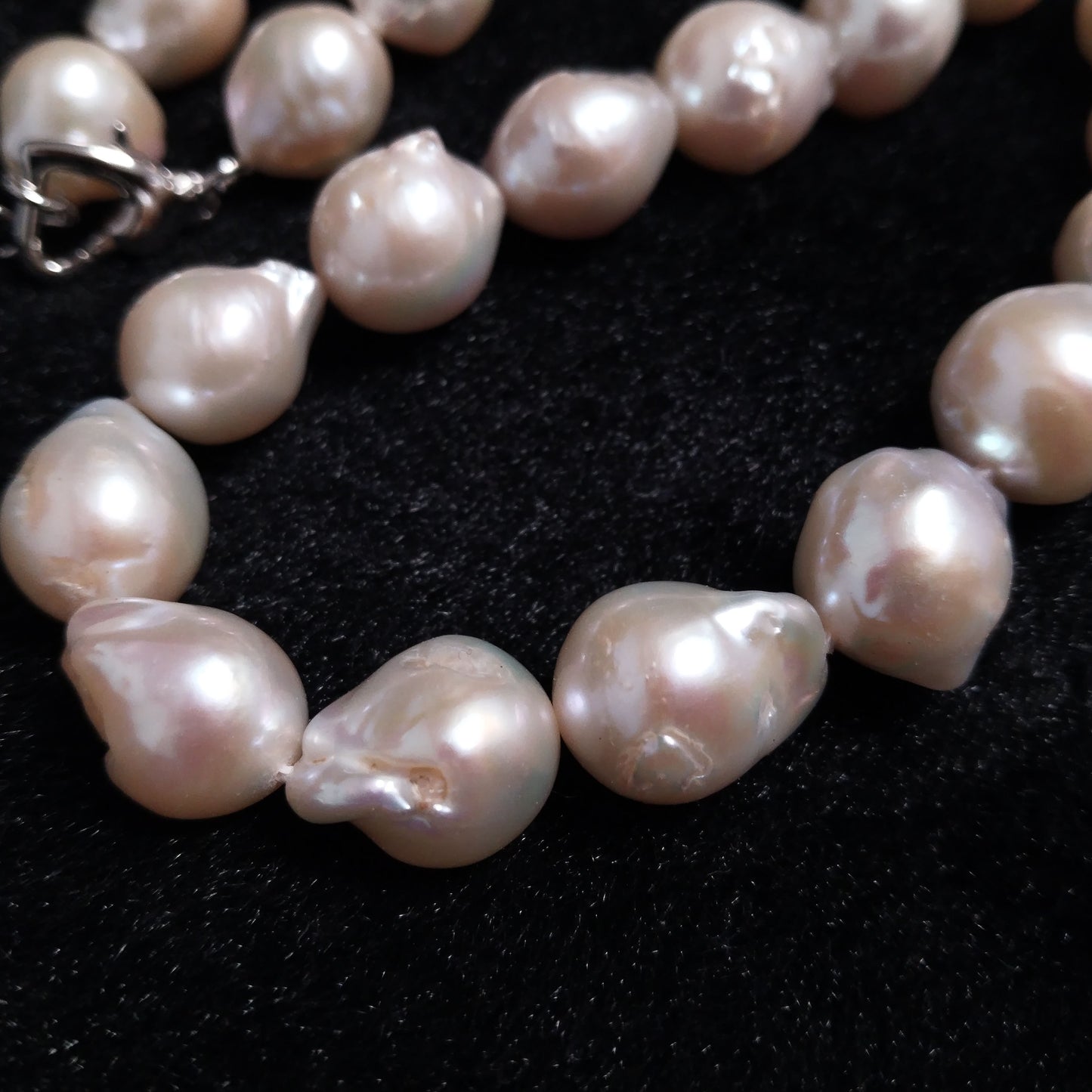 Gorgeous baroque natural pearl choker necklace 11-12mm reborn pearls free shipping