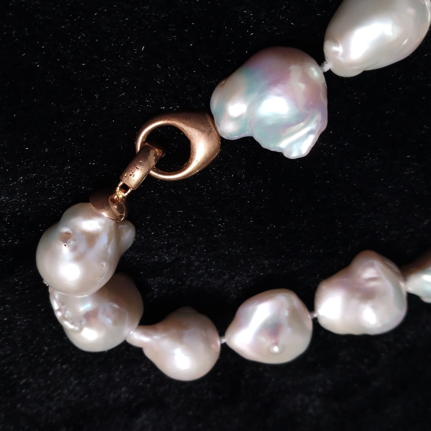 Amazing Huge 16-25*17-20mm Baroque FW pearl necklace 45cm