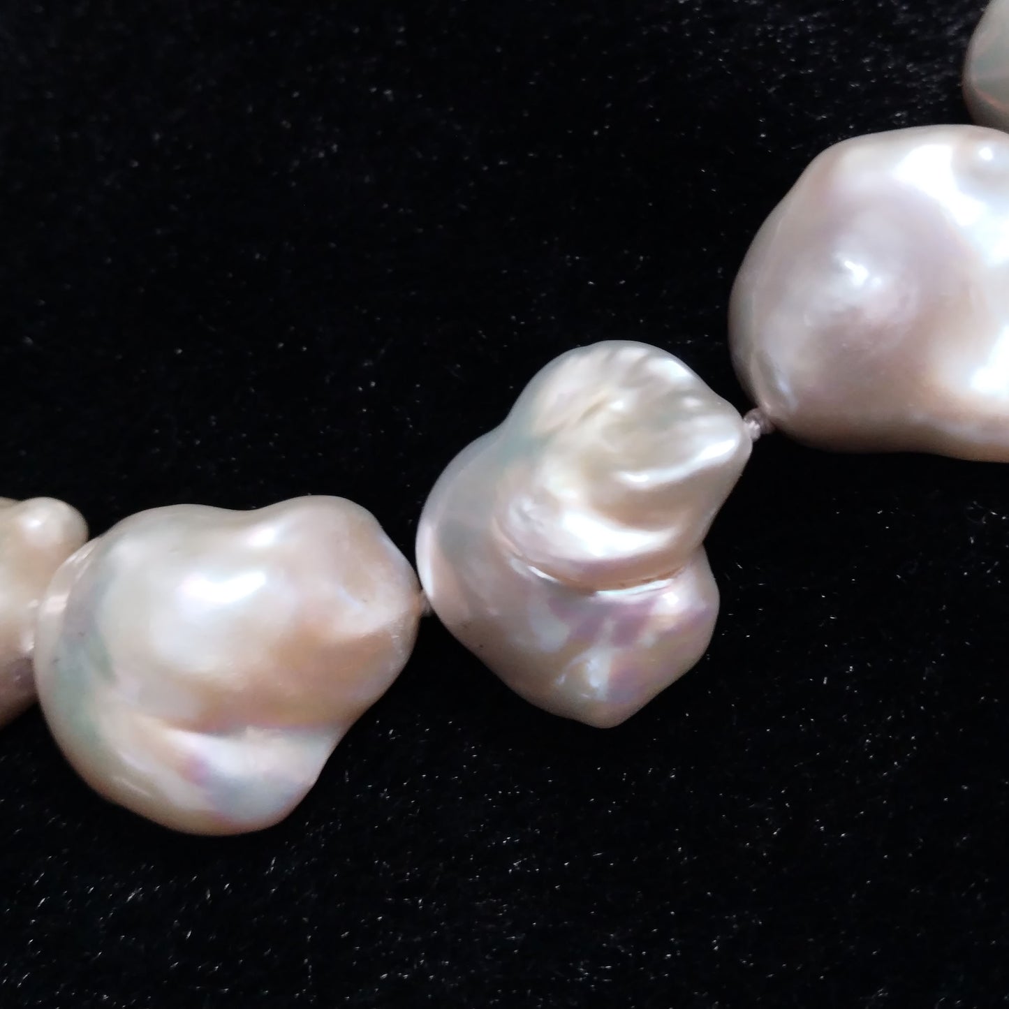 Amazing Huge 16-25*17-20mm Baroque FW pearl necklace 45cm