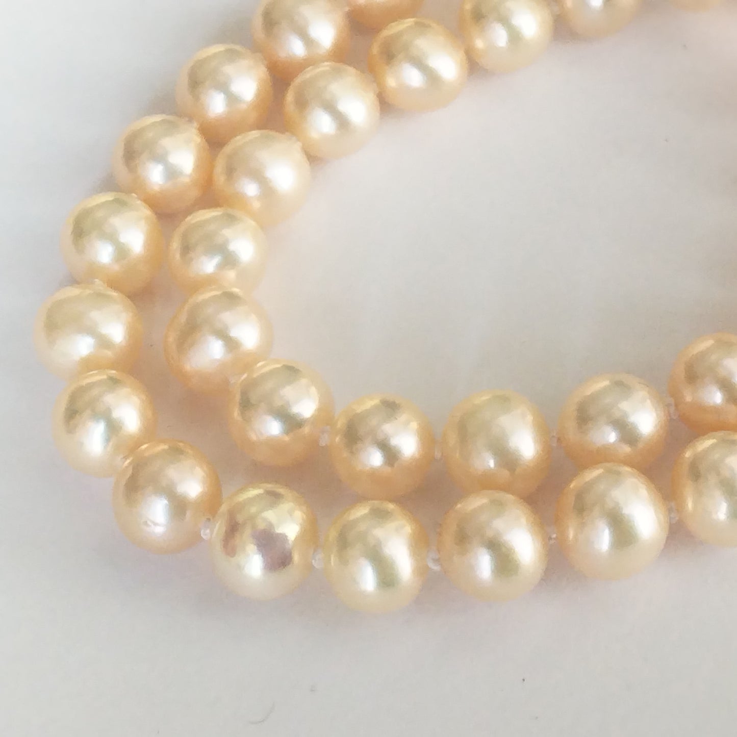 Fine 6mm small freshwater pearl necklace light pink and light purple special color option