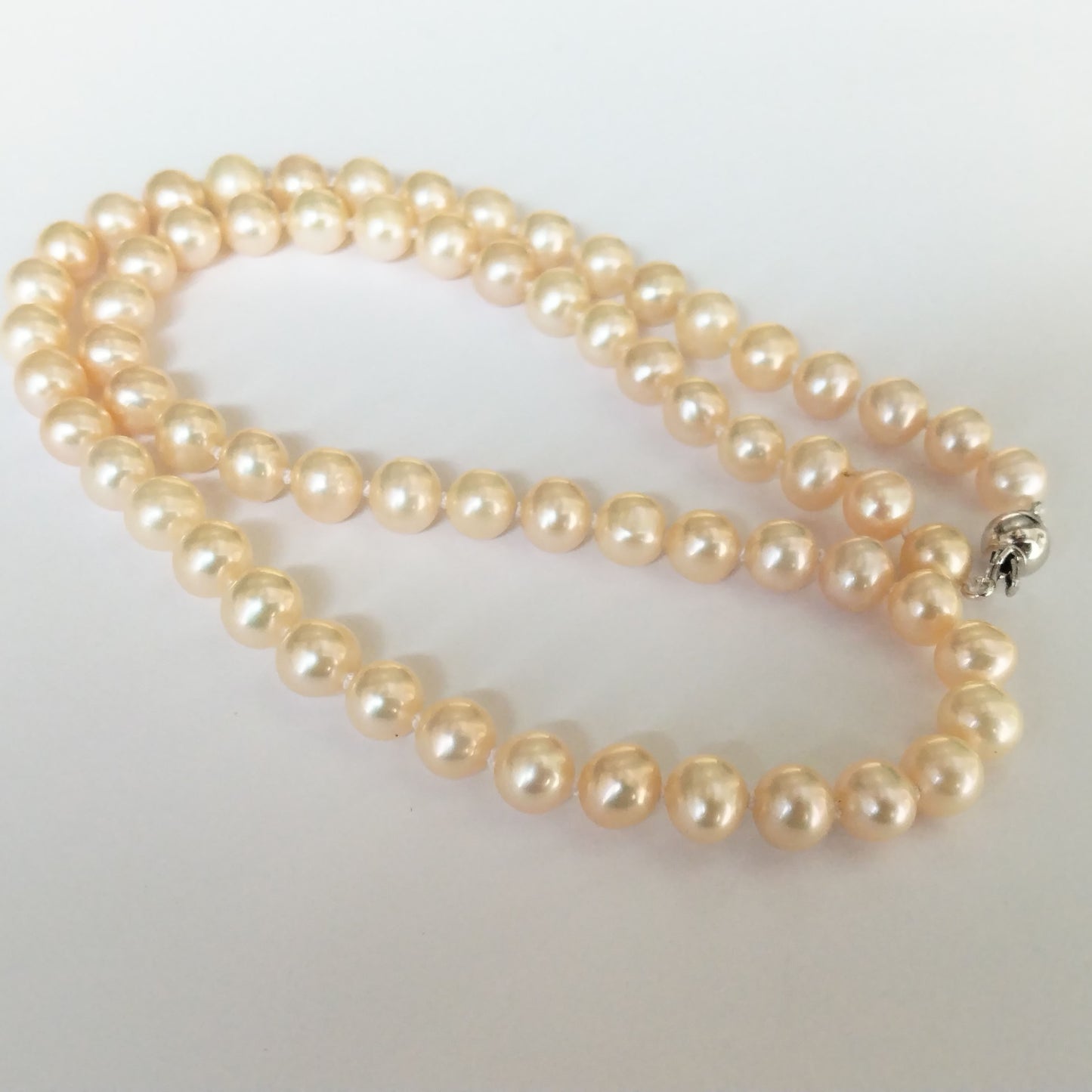 Fine 6mm small freshwater pearl necklace light pink and light purple special color option